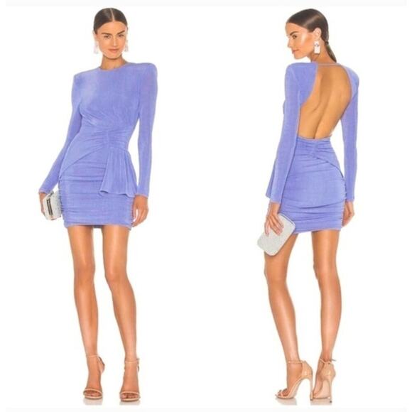 Misha Dresses & Skirts - Revolve X Misha Evetta Dress in Heather Blue Size: 4